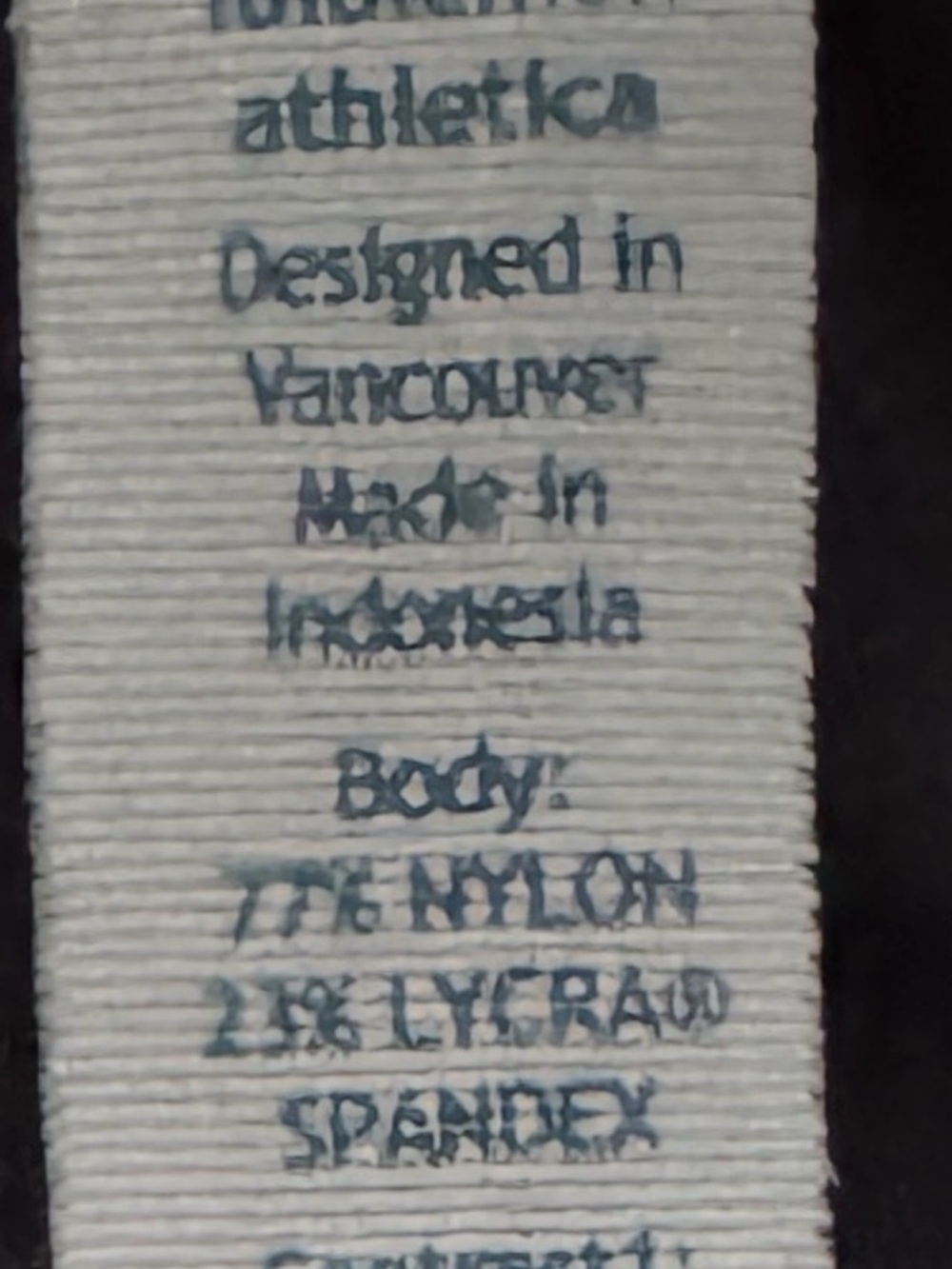 lululemon athletica Black and White Logo Active bottom. - Picture 6 of 7